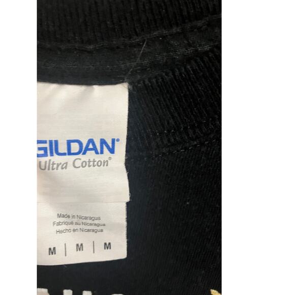 Whitetails Unlimited T Shirt Men's M Black Ultra Cotton Deer Camp Matthews 2019 - Picture 5 of 8